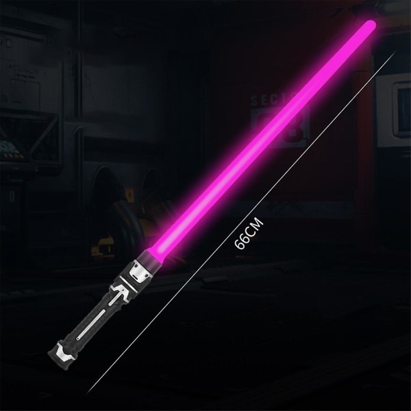 Star Wars lasersverdleker med lydlys for barn Anti-sklihåndtak Lightsaber Cosplay rekvisitter Purple