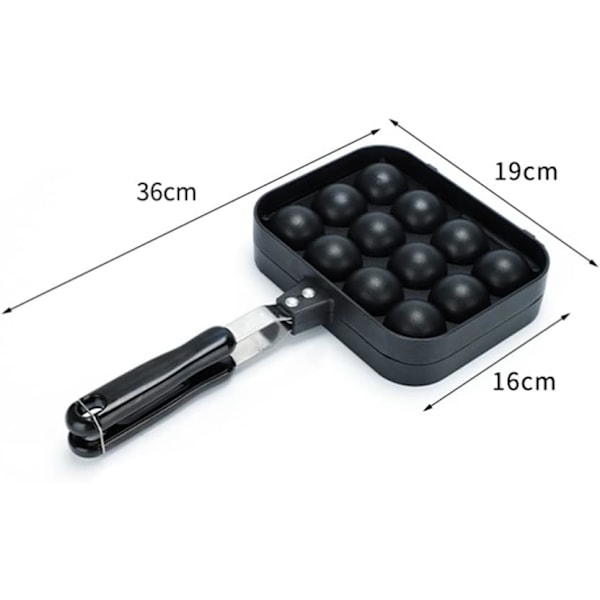 Non-stick Pandekagepande Takoyaki Maker Pande Blini Grillpande Blækspruttebolle Pande til Grill Pandekage Omelet Pande