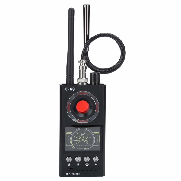 Anti Spy RF-detektor, buggdetektor, kamerasökningsskanner, GPS-spårningsdetektor, hitta och lokalisera avlyssningsenhet Autoskanning 4-i-1-detektor