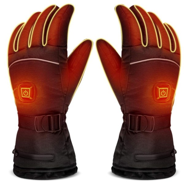 Opvarmede handsker med 3 varmeindstillinger, batteridrevne opvarmede handsker Mænd Kvinder, Opvarmede handsker Vintervarme opvarmede håndvarmere