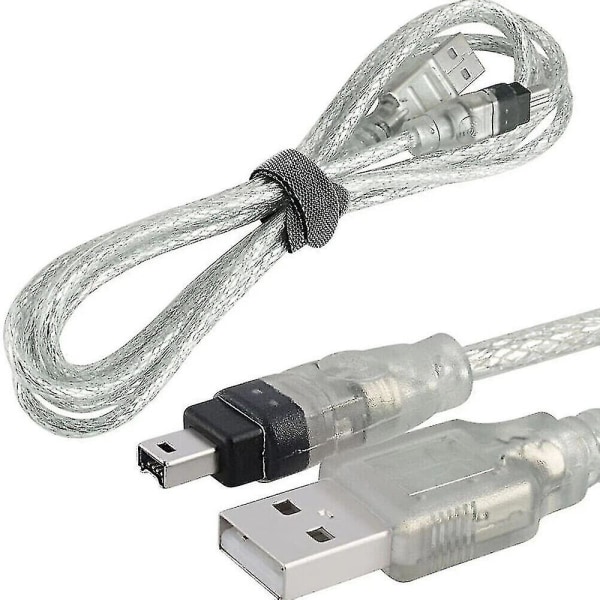 För Mini Dv Minidv USB Datakabel Firewire Ieee 1394 Hdv videokamera att redigera PC 2024-ny