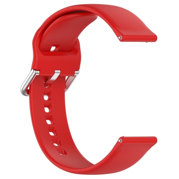 Komfortabelt og slidstærkt silikonearmbånd til ur. Blødt og fleksibelt armbånd. Let at installere til Xplora X6 play Rød 20mm Red Red 20mm