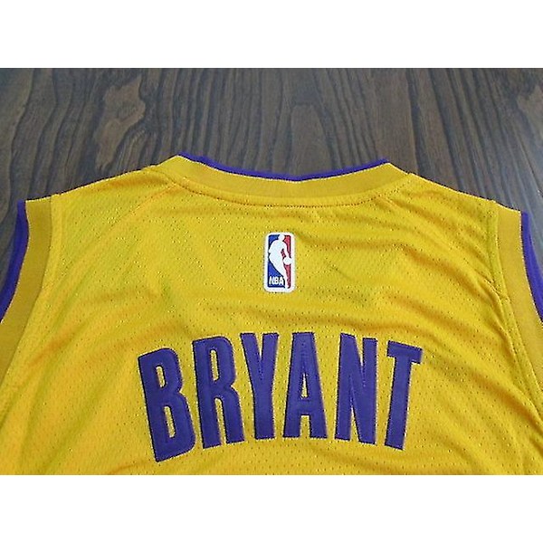 #24 Bryant # 30 Curry Basketball T-shirt Jersey Uniformer Sportstøj Team BRYANT Gul 24 BRYANT Yellow 24 M
