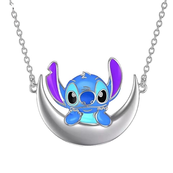 Lilo & Stitch Halsband Mode Julklapp Hänge För Kvinnor Flickor [GGL] Style B