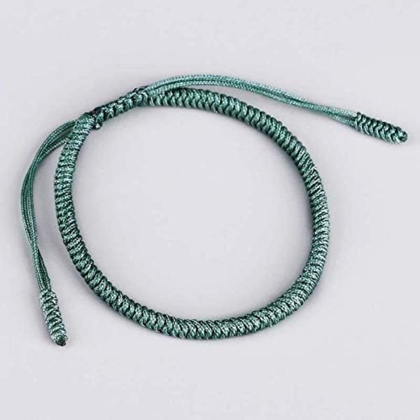 Tibetansk spirituelt armbånd | Mand Kvinde | Håndlavet armbånd | Traditionel buddhistisk knude, til mænd og kvinder Turquesa