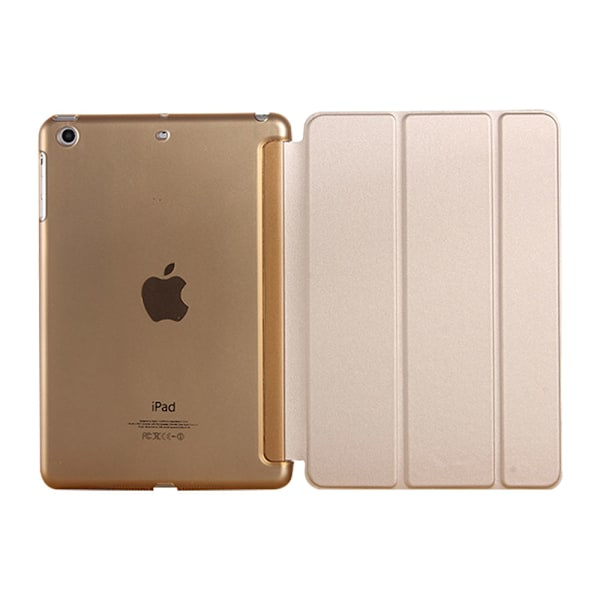 2018/2017 iPad 9.7 5:e / 6:e generationen - Slimmat lätt smart skal stativfodral med genomskinligt frostat bakstycke Passar iPad 9.7 tum