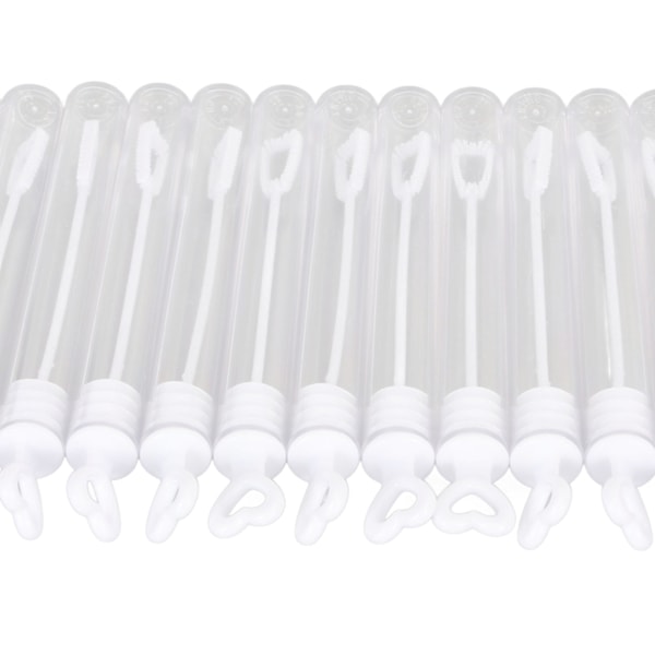 50 stk. bobleblåsere, transparent utseende, lekkasjesikre, lette bobleblåsere i bulk for bryllup, fester, jubileer