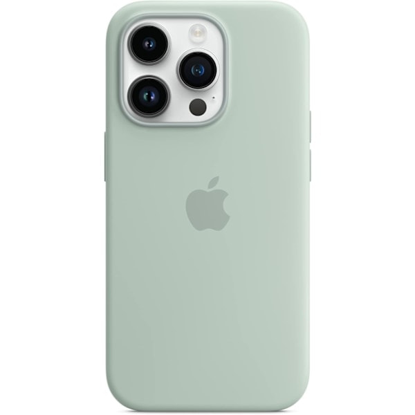 Apple Silikonskal med MagSafe för iPhone 14 Pro grå green iPhone 14 Plus/15 Plus