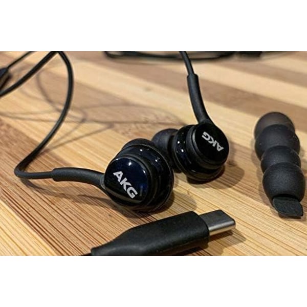 Samsung AKG Earbuds - Original USB Type C in-Ear Earbud USBC hörlurar med fjärrkontroll och mikrofon USB-C Black