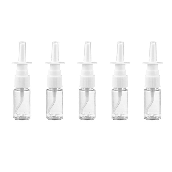 20 kpl 10 ml Paksuuntunut Suihkepullo Nenäsuihkepullo Suora Suihkepullo PET Läpinäkyvä Muovipullo Kannettava Suihkepullo Matkoille Ulkokäyttöön