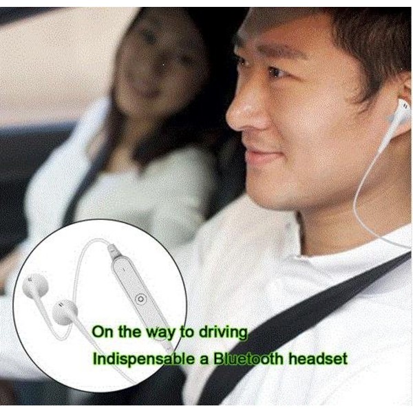 Bluetooth hörlurar för iPhone, vit