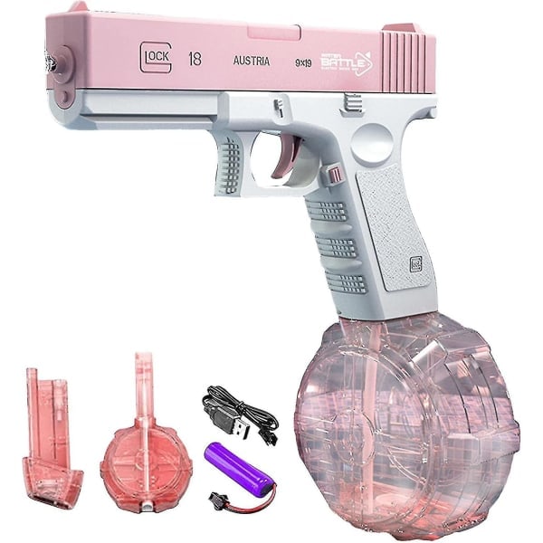 Vattenpistol, rosa, elektrisk vattenpistol för vuxna, Obs: Hämtas på utlämningsstället rosa pink 1