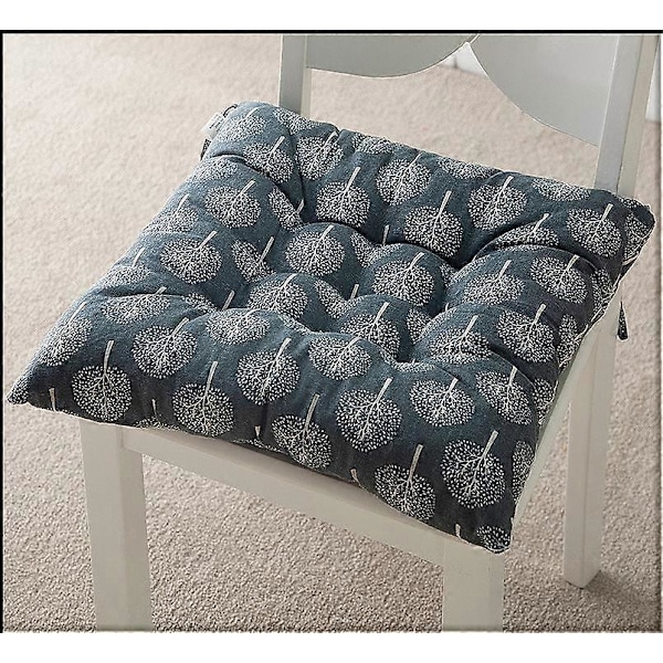 6 kpl:n setti tuolinpehmusteita 40 x 40, Koristeelliset tyynyt tuolinpehmusteet puutarhatyynyt, Polyester