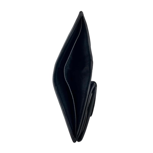 Herrar Plånbok i Äkta Läder, Svensk Design Svart Black one size