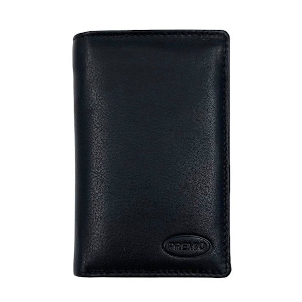 Herrar Plånbok i Äkta Läder, Svensk Design Svart Black one size