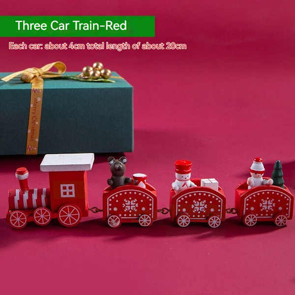Julafton Jul kreativ present till dagis barn leksak tåg present Three