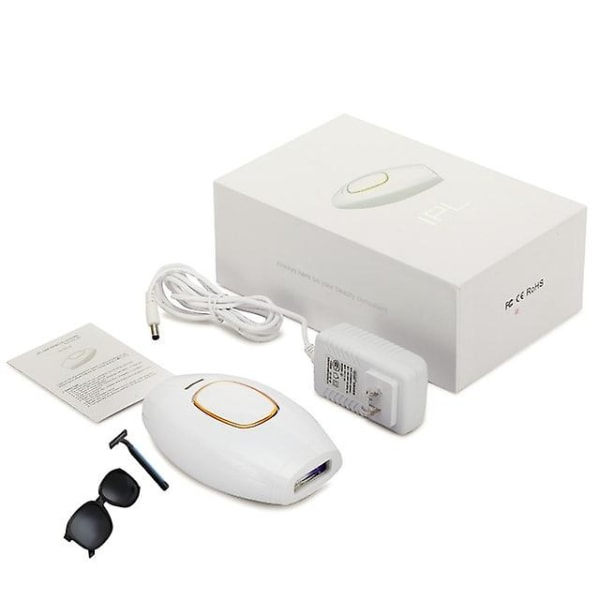 IPL Hårfjerning Laser Epilator 300.000 Flash Barbering og