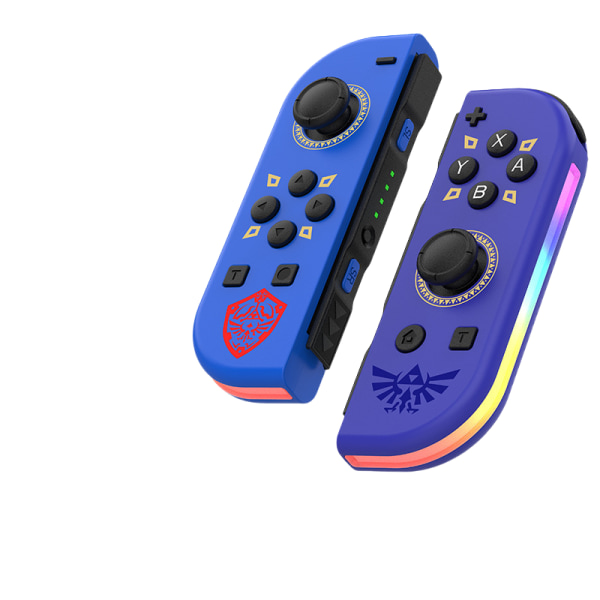 Trådlös handkontroll yhteensopiva Nintendo Switch, Oled, Lite Gamepad Joystick (l/r) Ersättning ja Rgb höger Blue Color Matching