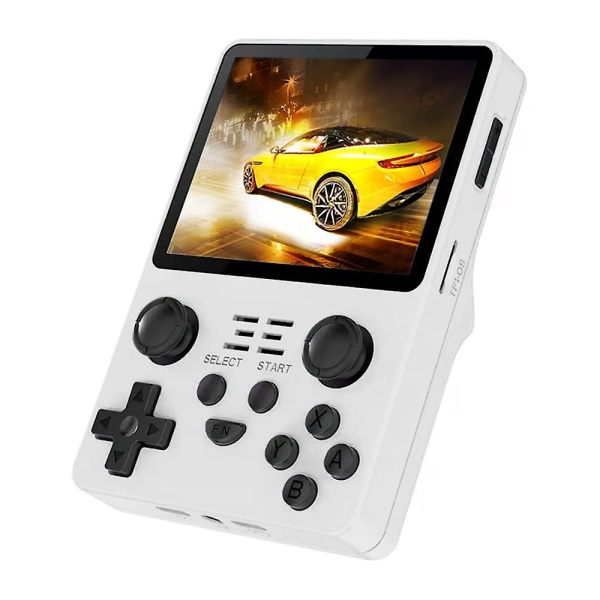 Powkiddy Rgb20s, 16g+64g 15000+ Classic Games Handheld Game Console White 16G-128G