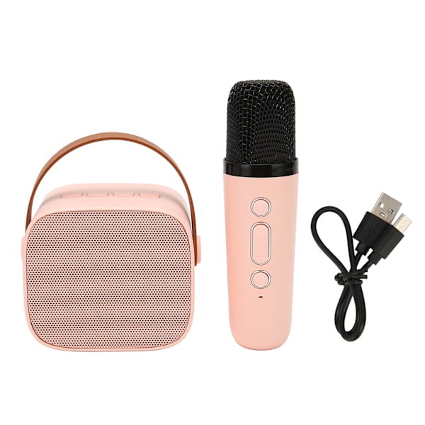 Bluetooth Högtalarmikrofonset Multifunktion HiFi Stereo Bärbar Handhållen Karaoke Mikrofoner Högtalare Maskin för Hem KTV