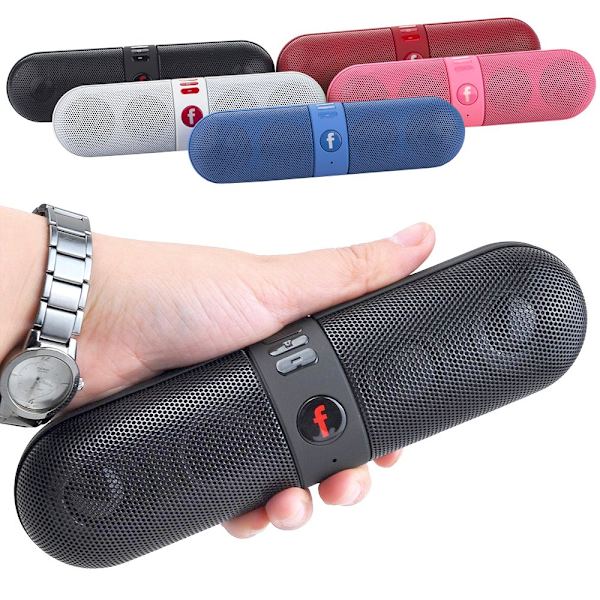 Pill Bluetooth-högtalare Black Svart