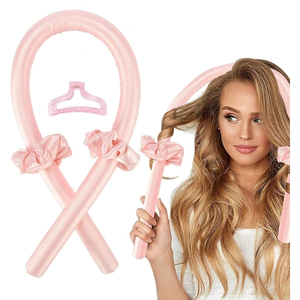 Värmefri locktångsdiadem, värmefri hårstyling-set, inga värmevågs-hårrullar stylingverktyg