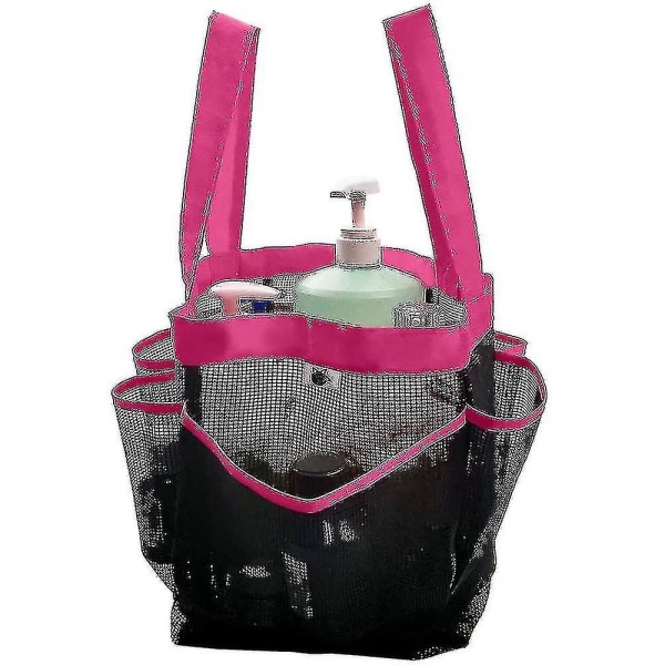 Mesh Shower Caddy, Quick Dry Shower Tote Bag Hængende toiletartikler, pink,,aespa