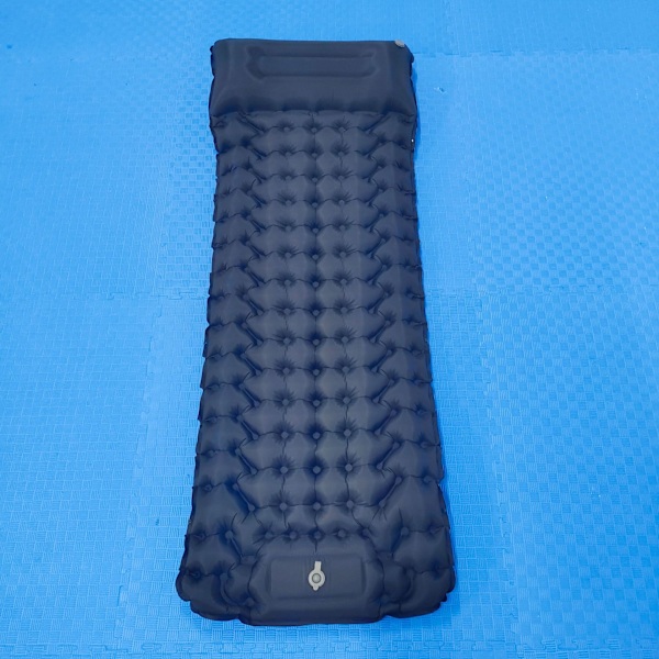 Self-Inflating Camping Sleeping Pad: Lightweight Double Sleeping Mat, Compact & Portable Black