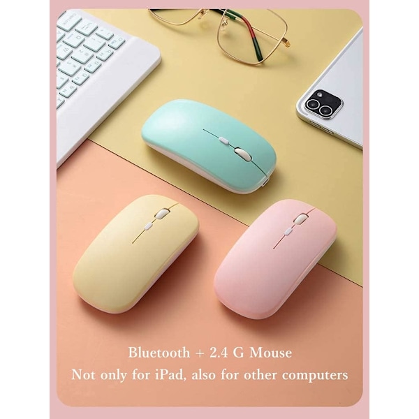 Näppäimistökotelo ja hiiri iPad 9. sukupolvelle, 8. ja 7. sukupolvelle, iPad Airille