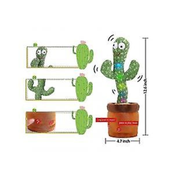 Dansende kaktuslegetøj, taler Gentag sang Sunny kaktuslegetøj(120 sange)
