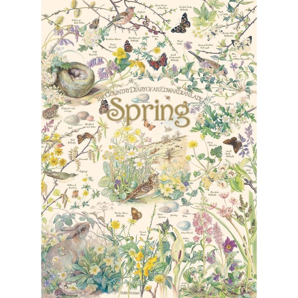Cobble Hill Country Diary Spring Jigsaw Puzzle (1000 bitar)