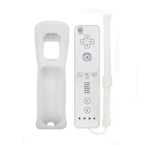 Wii-pelikaukosäädin Sisäänrakennettu Motion Plus Joystick Joypad Nintendolle White