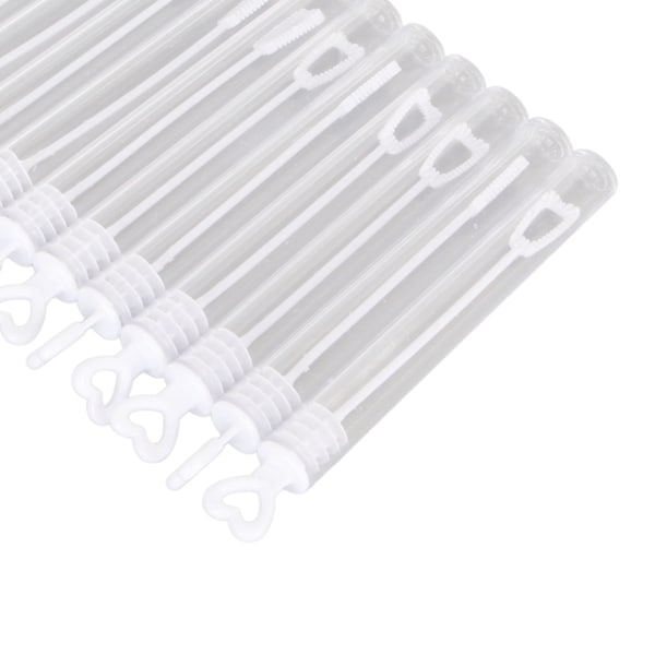 50 stk. bobleblåsere, transparent utseende, lekkasjesikre, lette bobleblåsere i bulk for bryllup, fester, jubileer