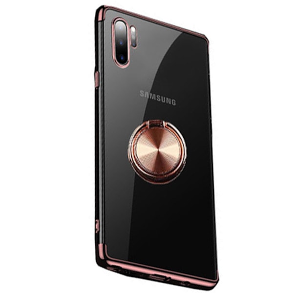 Samsung Galaxy Note10+ - Skyddsskal med Ringhållare Blå