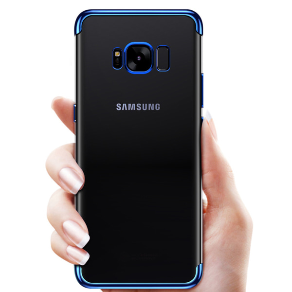 Stilig elektrosilikondeksel - Samsung Galaxy S8 Röd