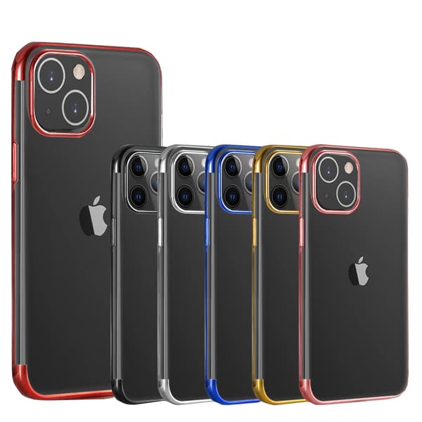 Exklusivt Silikonskal (Floveme) - iPhone 13 Mini Silver