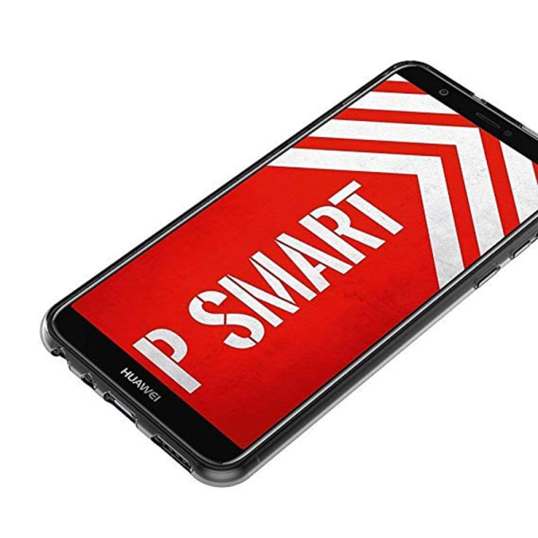 Kraftfuldt silikonecover - Huawei P Smart 2018 Transparent/Genomskinlig