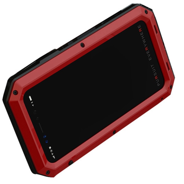 iPhone 11 - Robust Ekstra Beskyttelsesdeksel i Aluminium Röd