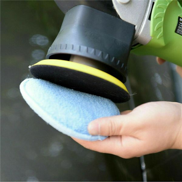 Smidig Slittålig Mikrofiber Rengörings Svamp Blå