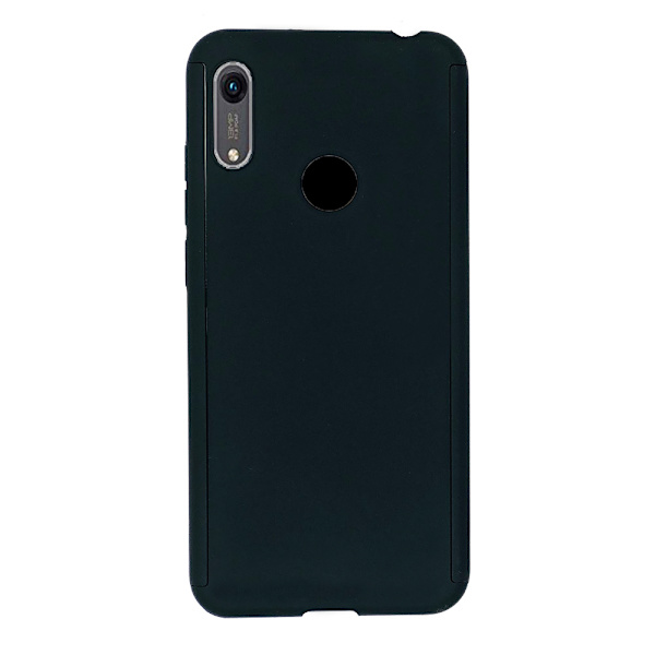 Praktiskt Dubbelsidigt Skal (FLOVEME) - Huawei Y6 2019 Blå