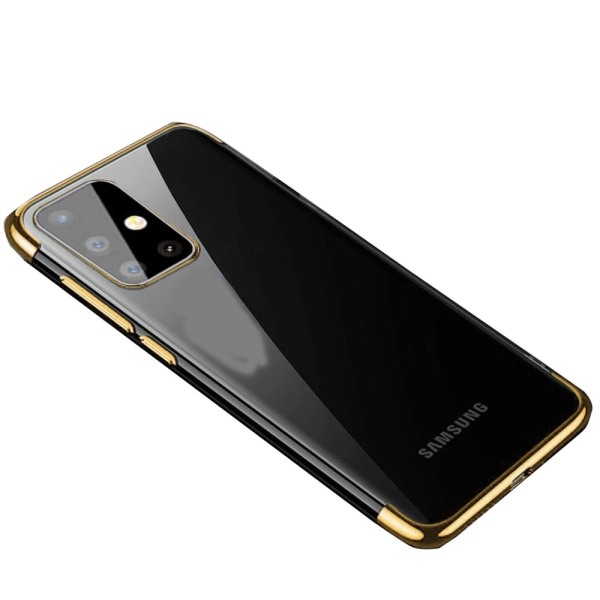 Stilfuldt stødsikkert Floveme Cover - Samsung Galaxy A71 Svart