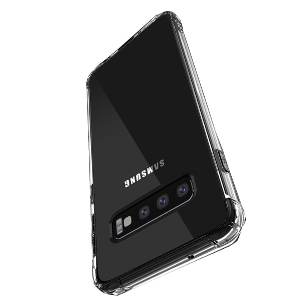 Samsung Galaxy S10 - Beskyttende silikonecover (FLOVEME) Transparent/Genomskinlig