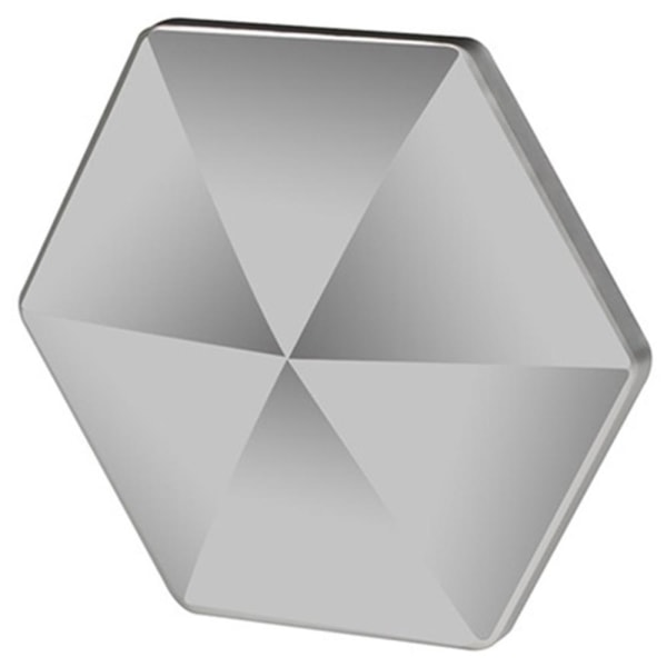 Flipping Fidget Toy Flipo Skrivebordsleke Antistress Silver Hexagon