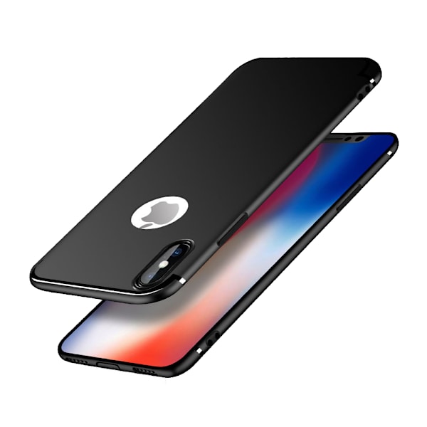 Stilsäkert Silikonskal för iPhone X/XS Svart