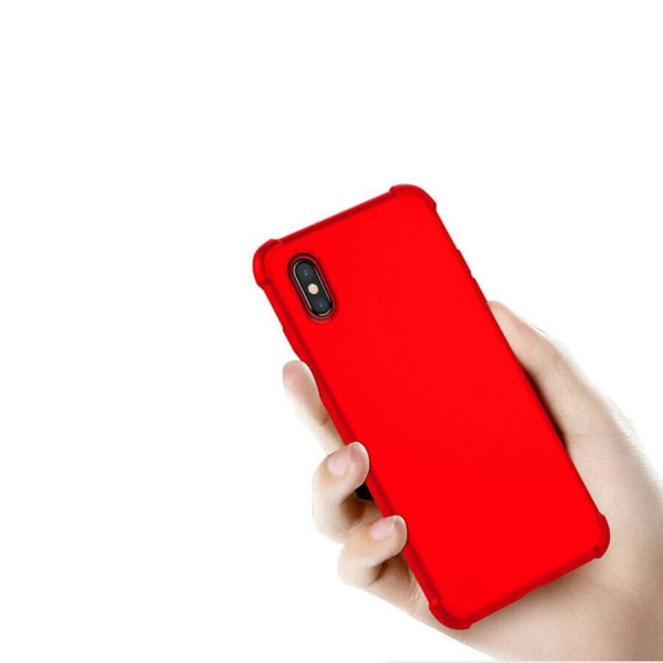 FLOVEMES Beskyttelsesveske til iPhone X/XS Röd