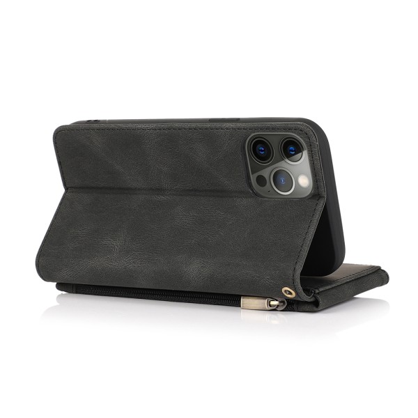 Floveme Wallet -kotelo - iPhone 12 Pro Mörkgrön