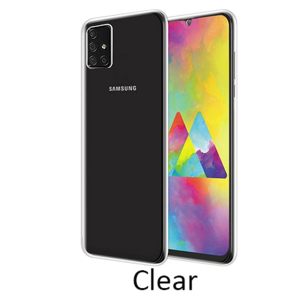 Samsung Galaxy A51 - Exklusivt Stöttåligt Dubbelskal Transparent/Genomskinlig