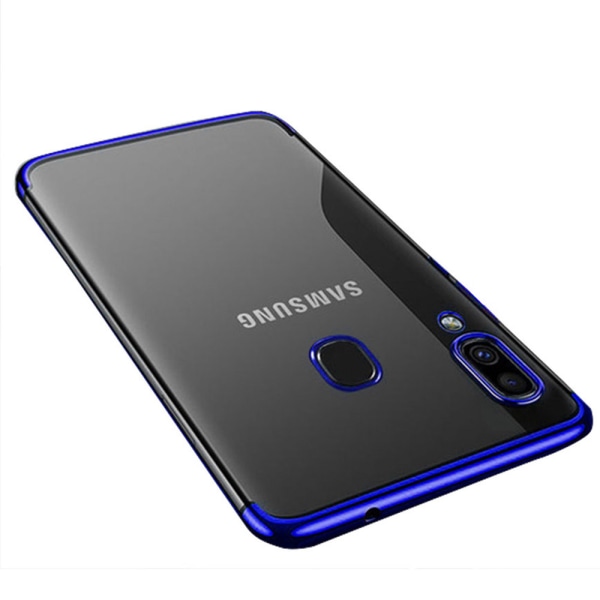 Stilig praktisk silikondeksel - Samsung Galaxy A40 Blå