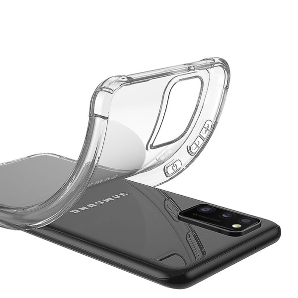Samsung Galaxy A41 - Stødabsorberende beskyttelsescover Transparent/Genomskinlig