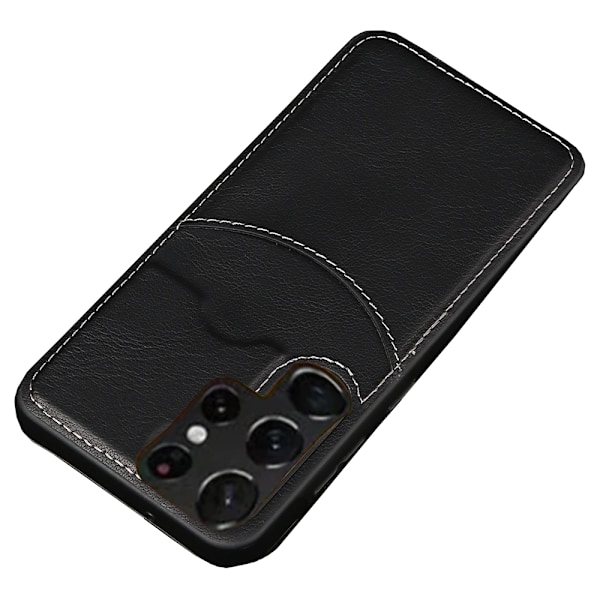 Samsung Galaxy S23 Ultra Fodral - Kort & Kontant, Allt-i-Ett Blå